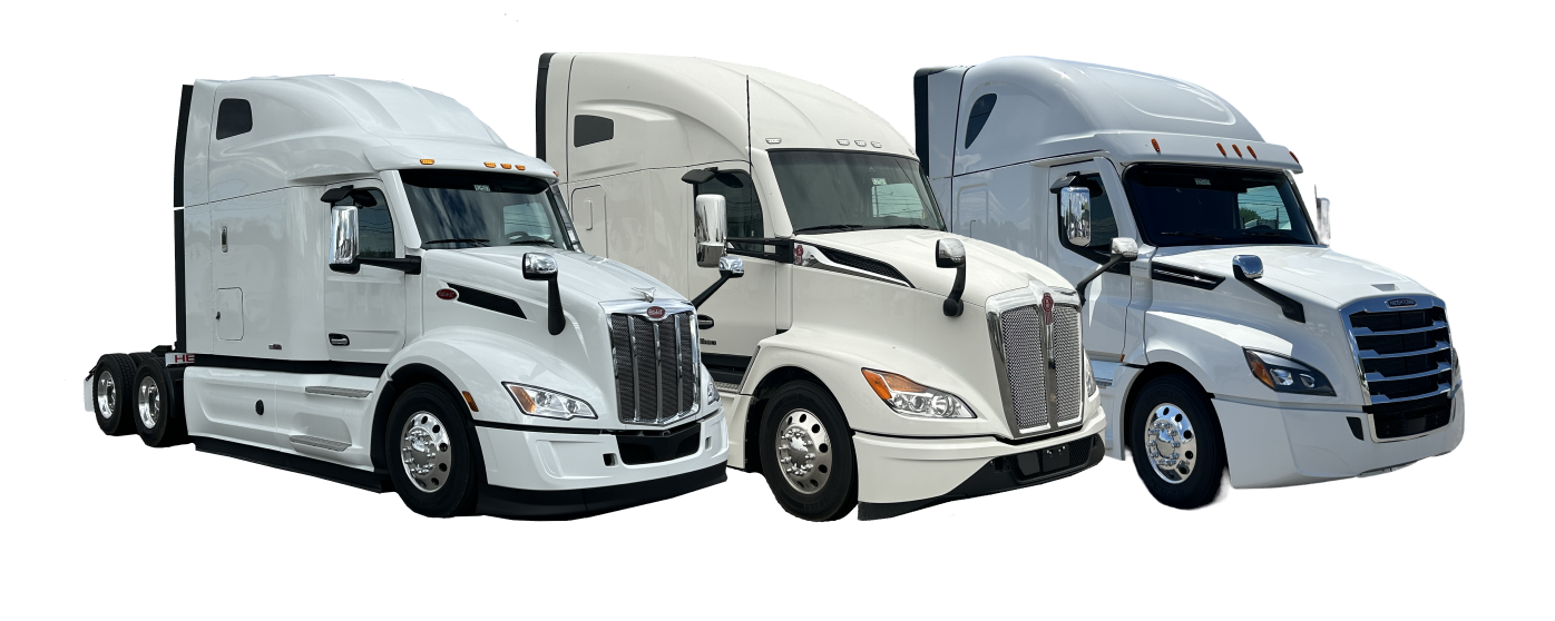 Featured trucks for lease at H.E.C. Leasing, LLC